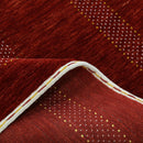 Red Center Pattern Hand Loomed Wool Area Rug