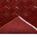 Red Tribal Geometrical Design Wool Area Rug