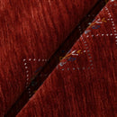 Red Tribal Geometric Wool Area Rug - Hand-Loomed Natural Weave by The Rug Decor