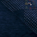 Solid Blue Border Patterns Hand Loomed Wool Area Rug