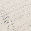 Ivory Hand Loomed Wool Area Rug With Geometric Border Pattern by The Rug Decor