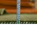 Hand Loomed Wool Area Rug - Solid Center with Decorative Border by The Rug Decor