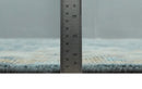 Ready to Ship Teal Blue Hand Knotted Oriental Oushak Ivory and Beige Wool Area Rug