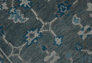 Ready to ship Traditional Gray And Blue 2.8x6 Wool Rug