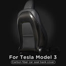 Back Seat Cover for Model 3 / Y - Real Carbon Fiber Interior Mods