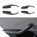 Real Dry Carbon Fiber Door Armrest Cover Overlays for Model 3 Highland