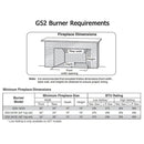 Real Fyre 24/30" Vented G52 Electronic Variable Valve Fireplace Burner With Remote [G52-24/30-2VT] (HBG27291)