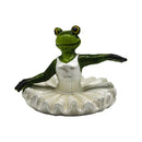 Realistic dark green & beige floating crocodile head garden water decor by Decorbites