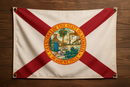 Florida Flag with Grommets Along the Edges for Wall Hanging by Flagman of America