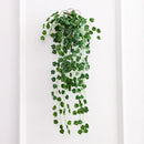 Realistic green artificial ivy bar hanging basket – living room decor by Decorbites