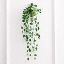 Realistic green artificial ivy bar hanging basket – living room decor by Decorbites