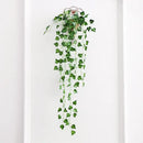 Realistic green artificial ivy bar hanging basket – living room decor by Decorbites