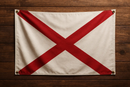 Alabama Flag with Grommets Along the Edges for Wall Hanging by Flagman of America
