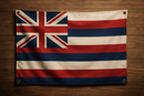 Hawaii Flag with Grommets Along the Edges for Wall Hanging by Flagman of America