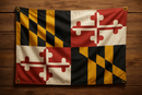 Maryland Flag with Grommets Along the Edges for Wall Hanging by Flagman of America