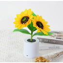GobekUsa Rechargeable Sunflower LED Night Light for Bedroom