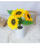 GobekUsa Rechargeable Sunflower LED Night Light for Bedroom