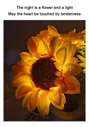 GobekUsa Rechargeable Sunflower LED Night Light for Bedroom