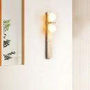 Rectangle Asymmetrical Travertine Wall Sconce