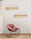 Rectangle Solace Travertine Beam Wall Light