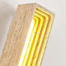 Rectangle Travertine Bricks Wall Lamp