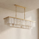 Rectangular Alabaster Chandelier