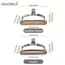 Rectangular cake dessert wood plate with glass lid dining room serving dish by Decorbites