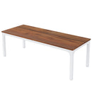 Rectangular Dining Table, 78 inch Long Kitchen Table for 6-8 People