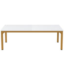 Rectangular Dining Table, 78 inch Long Kitchen Table for 6-8 People
