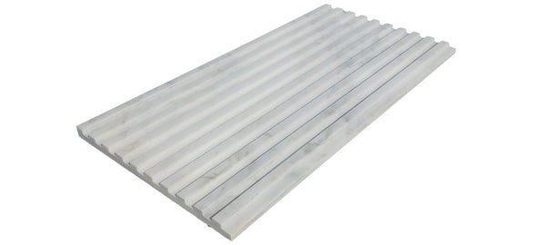 Marble Grooved 3D Stone Wall Panel - Architectural Linear