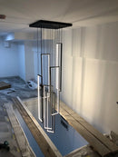 GobekUsa Rectangular LED Chandelier for Modern Living Spaces