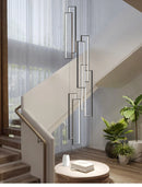 GobekUsa Rectangular LED Chandelier for Modern Living Spaces