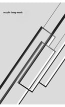 GobekUsa Rectangular LED Chandelier for Modern Living Spaces