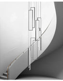 GobekUsa Rectangular LED Chandelier for Modern Living Spaces