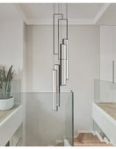 GobekUsa Rectangular LED Chandelier for Modern Living Spaces
