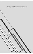 GobekUsa Rectangular LED Chandelier for Modern Living Spaces