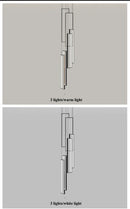 GobekUsa Rectangular LED Chandelier for Modern Living Spaces