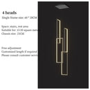 GobekUsa Rectangular LED Chandelier for Modern Living Spaces
