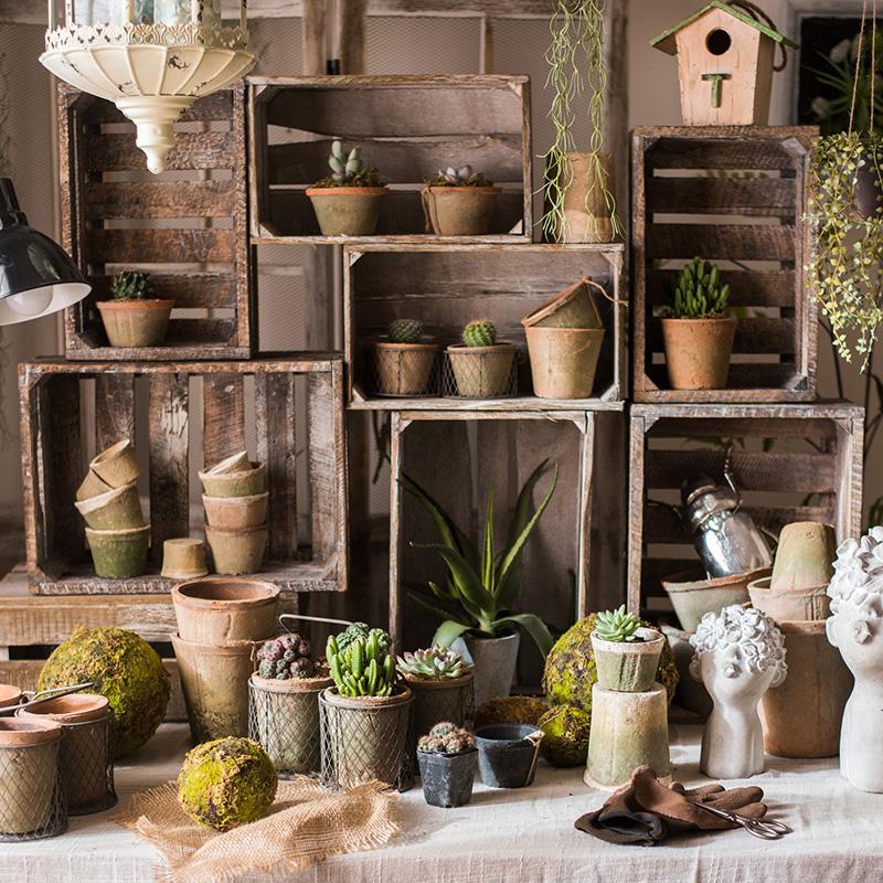 Rectangular Solid Wood Crates, photo 8 of 9