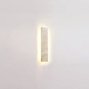 Rectangular Solis Stone Travertine Wall Light