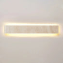 Rectangular Solis Stone Travertine Wall Light