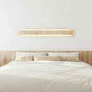 Rectangular Solis Stone Travertine Wall Light