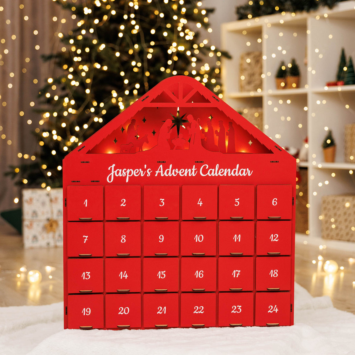 Christmas Advent Calendar - Red, photo 5 of 11
