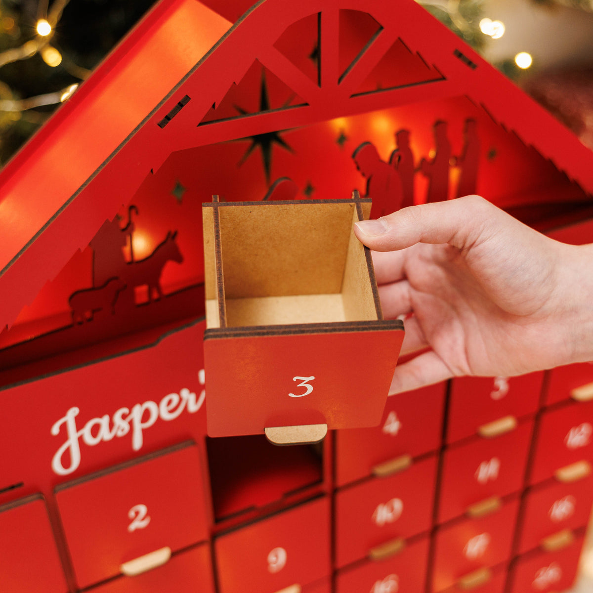 Christmas Advent Calendar - Red, photo 6 of 11