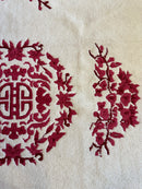 Red & Beige Chinese Art Deco Style Rug 11 x 15