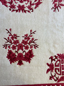Red & Beige Chinese Art Deco Style Rug 11 x 15