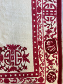Red & Beige Chinese Art Deco Style Rug 11 x 15