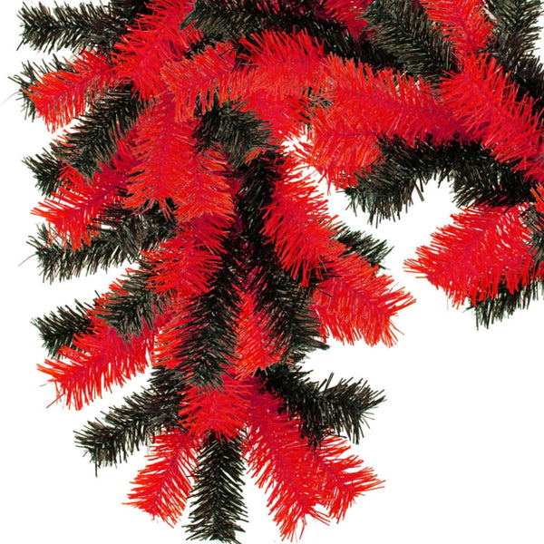Red and Black Christmas Garland, photo 2 of 4