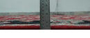 Red and Black Hand Knotted Wool Area Rug - Traditional Oushak