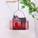 GobekUsa Hanging Metal Bird Feeder House for Hummingbird & Wild Birds